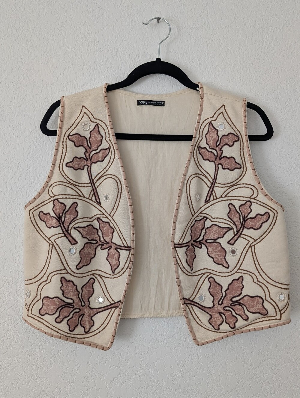 Zara Embroidered Vest